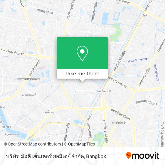 บริษัท มัลติ เซ็นเตอร์ ฮอลิเดย์ จำกัด map