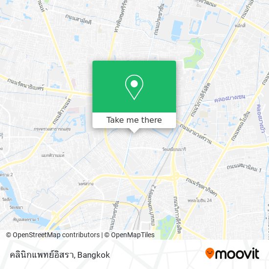 คลินิกแพทย์อิสรา map