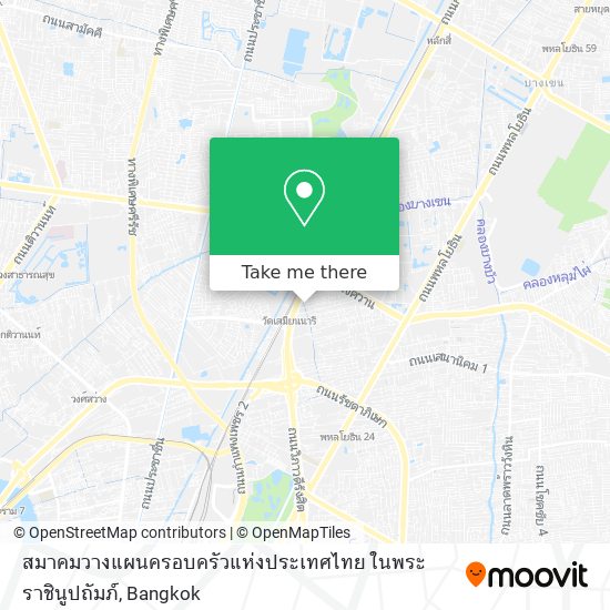 สมาคมวางแผนครอบครัวแห่งประเทศไทย ในพระราชินูปถัมภ์ map