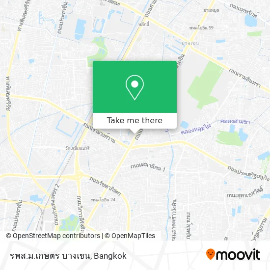 รพส.ม.เกษตร บางเขน map