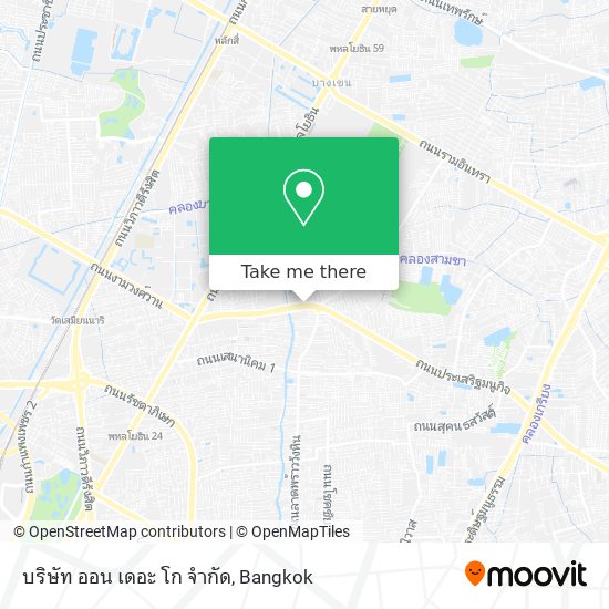 บริษัท ออน เดอะ โก จำกัด map