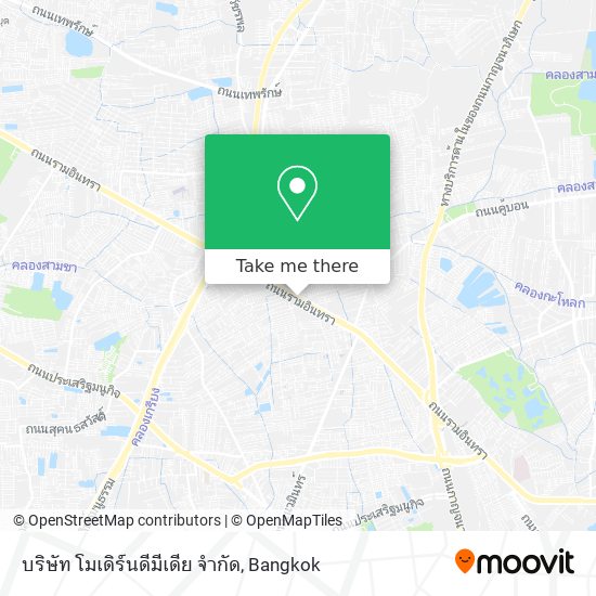 บริษัท โมเดิร์นดีมีเดีย จำกัด map