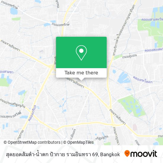 สุดยอดส้มตำ-น้ำตก ป้ากาย รามอินทรา 69 map