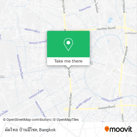ผัดไทย บ้านมีโชค map