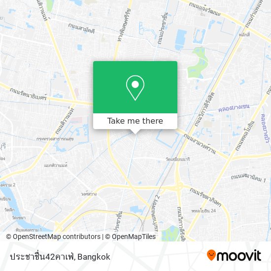 ประชาชื่น42คาเฟ่ map