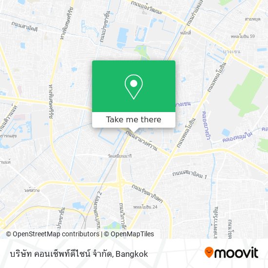บริษัท คอนเซ็พท์ดีไซน์ จำกัด map