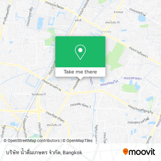 บริษัท น้ำดื่มเกษตร จำกัด map