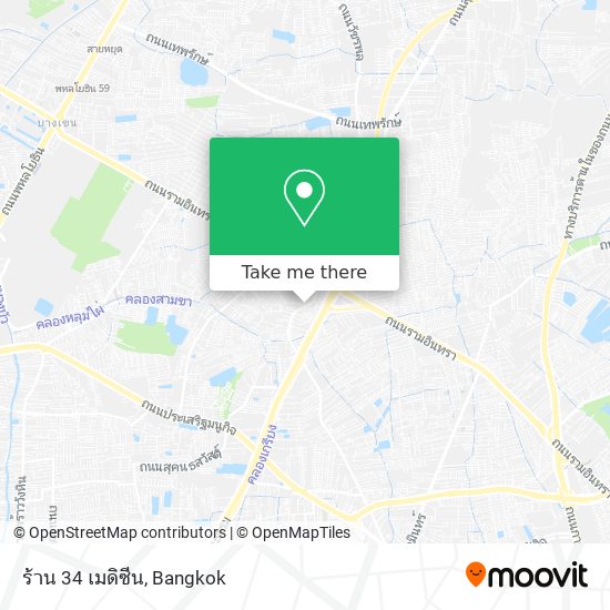 ร้าน 34 เมดิซีน map