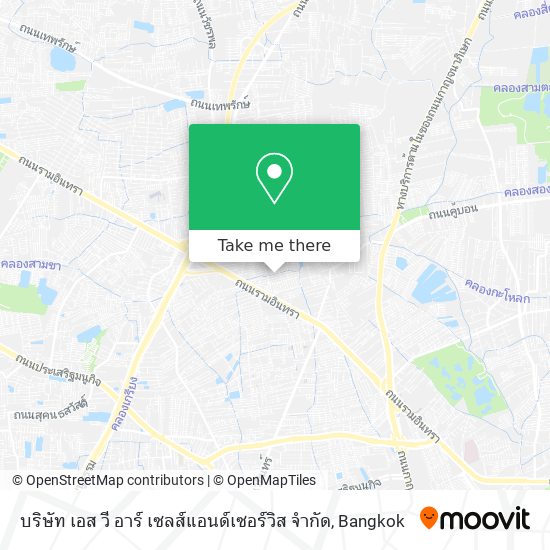 บริษัท เอส วี อาร์ เซลส์แอนด์เซอร์วิส จำกัด map