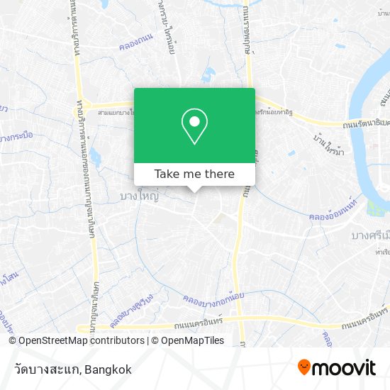 วัดบางสะแก map