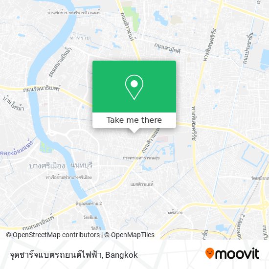 จุดชาร์จแบตรถยนต์ไฟฟ้า map