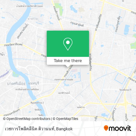 เวชการโพลิคลีนิค ติวานนท์ map