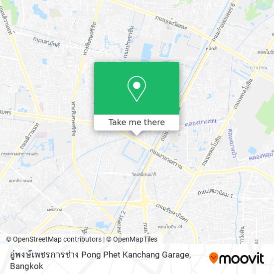 อู่พงษ์เพชรการช่าง Pong Phet Kanchang Garage map