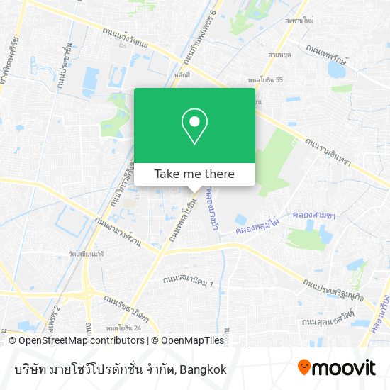 บริษัท มายโชว์โปรดักชั่น จำกัด map