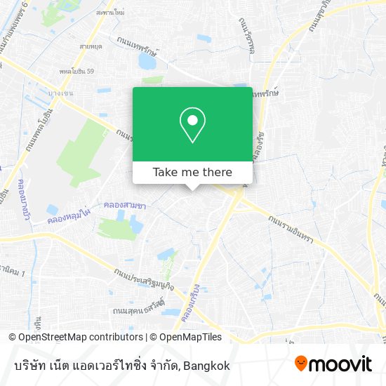 บริษัท เน็ต แอดเวอร์ไทซิ่ง จำกัด map