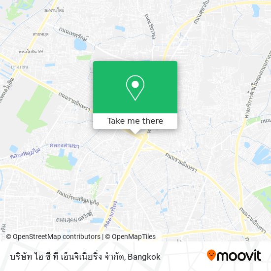 บริษัท ไอ ซี ที เอ็นจิเนียริ่ง จำกัด map
