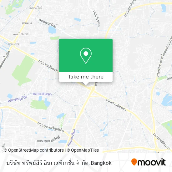 บริษัท ทรัพย์สิริ อินเวสทิเกชั่น จำกัด map