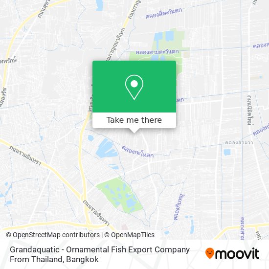 Grandaquatic - Ornamental Fish Export Company From Thailand map