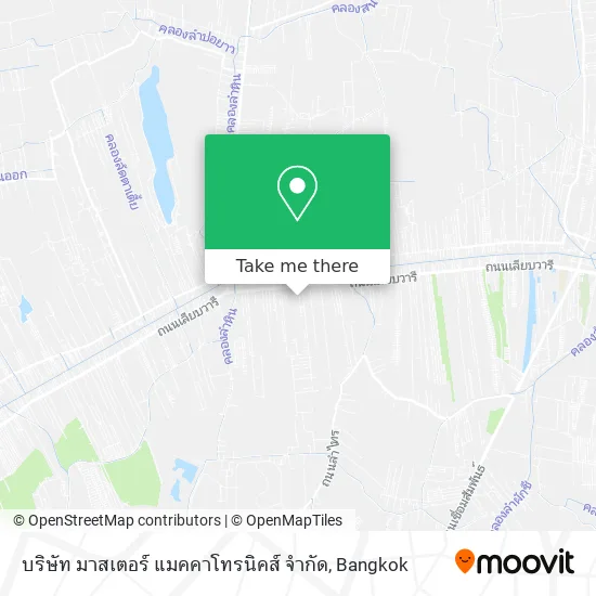 บริษัท มาสเตอร์ แมคคาโทรนิคส์ จำกัด map