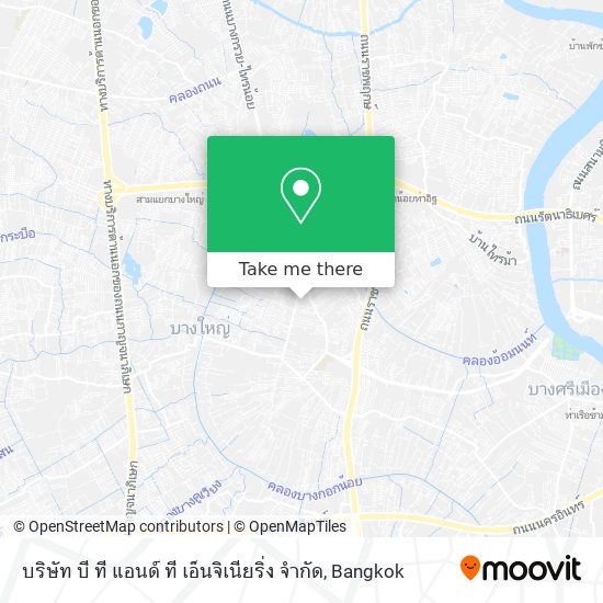 บริษัท บี ที แอนด์ ที เอ็นจิเนียริ่ง จำกัด map