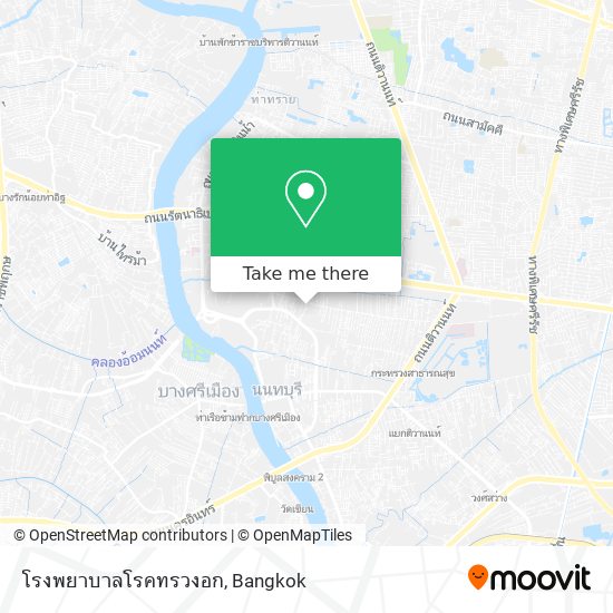 โรงพยาบาลโรคทรวงอก map