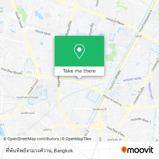 ที่พันทิพย์งามวงศ์วาน map