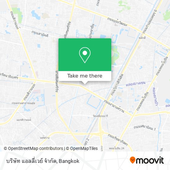 บริษัท แอลลี่เวย์ จำกัด map