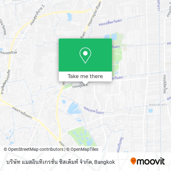บริษัท แมสอินทิเกรชั่น ซิสเต็มท์ จำกัด map