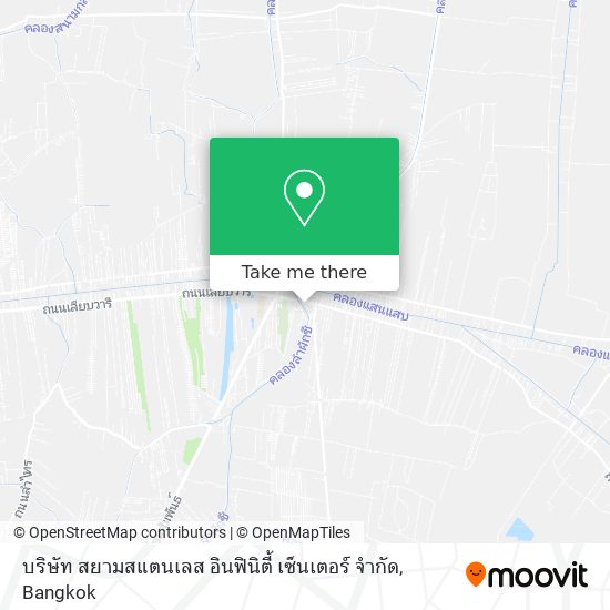 บริษัท สยามสแตนเลส อินฟินิตี้ เซ็นเตอร์ จำกัด map