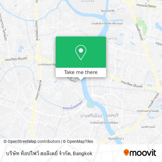 บริษัท ท็อปไฟว์ ฮอลิเดย์ จำกัด map