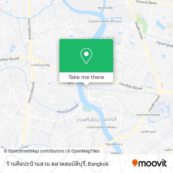 ร้านศิลปะบ้านสวน ตลาดสมบัติบุรี map