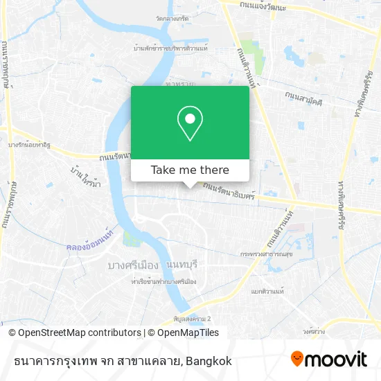 ธนาคารกรุงเทพ จก สาขาแคลาย map