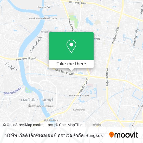 บริษัท เวิลด์ เอ็กซ์เซลเลนซ์ ทราเวล จำกัด map