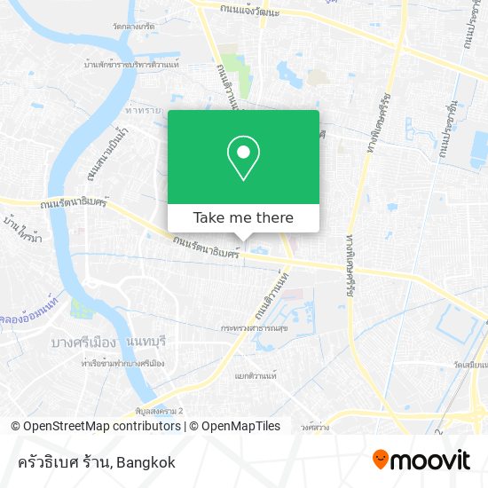 ครัวธิเบศ ร้าน map