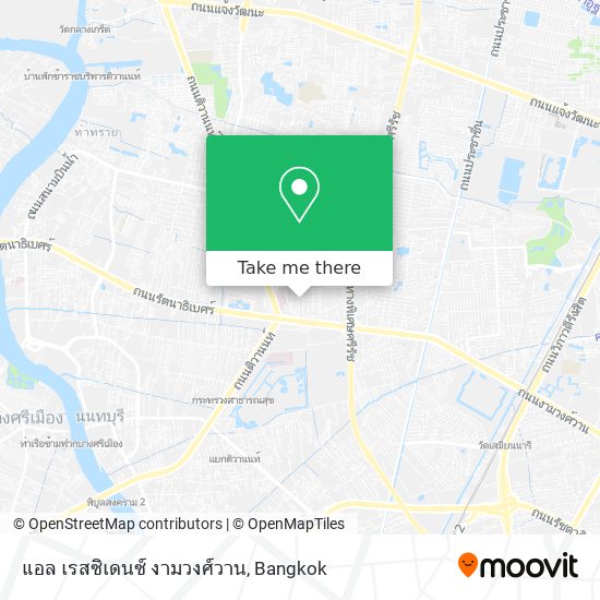 แอล เรสซิเดนซ์ งามวงศ์วาน map