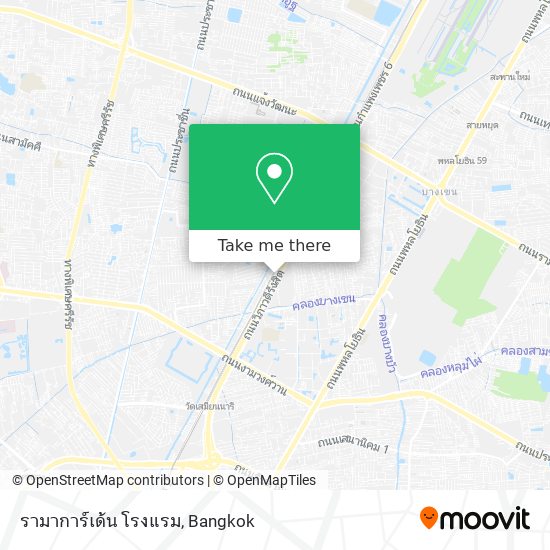 รามาการ์เด้น โรงแรม map