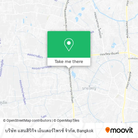 บริษัท แสนสิริกิจ เอ็นเตอร์ไพรซ์ จำกัด map