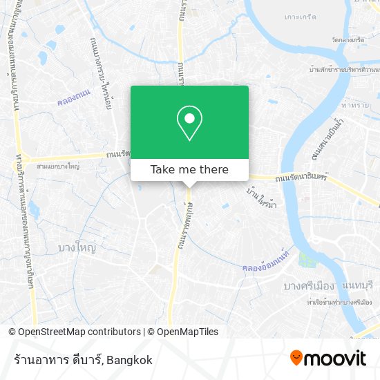 ร้านอาหาร ดีบาร์ map