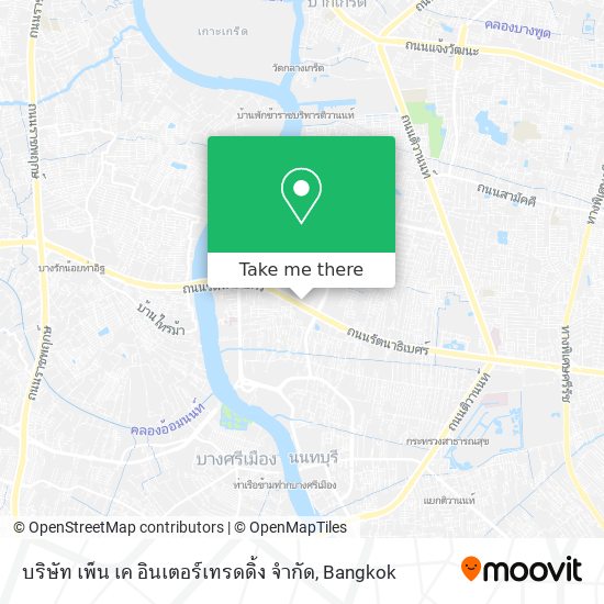 บริษัท เพ็น เค อินเตอร์เทรดดิ้ง จำกัด map