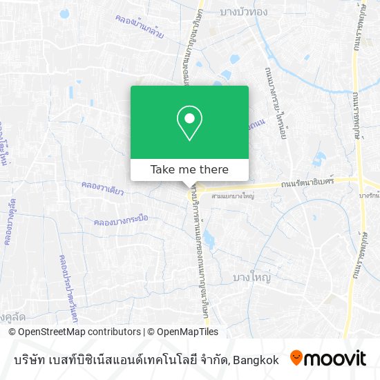 บริษัท เบสท์บิซิเน็สแอนด์เทคโนโลยี จำกัด map