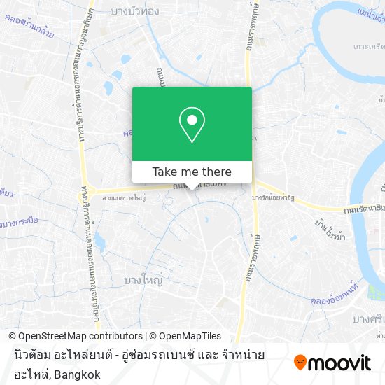 นิวต้อม อะไหล่ยนต์ - อู่ซ่อมรถเบนซ์ และ จำหน่ายอะไหล่ map