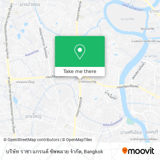 บริษัท ราชา แกรนด์ ซัพพลาย จำกัด map