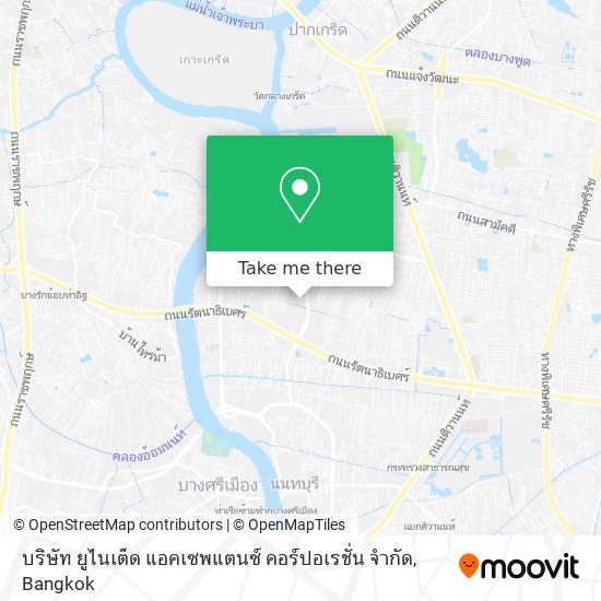 บริษัท ยูไนเต็ด แอคเซพแตนซ์ คอร์ปอเรชั่น จำกัด map
