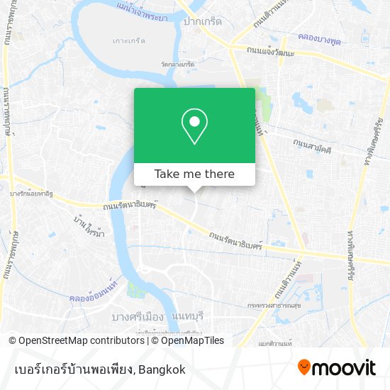 เบอร์เกอร์บ้านพอเพียง map