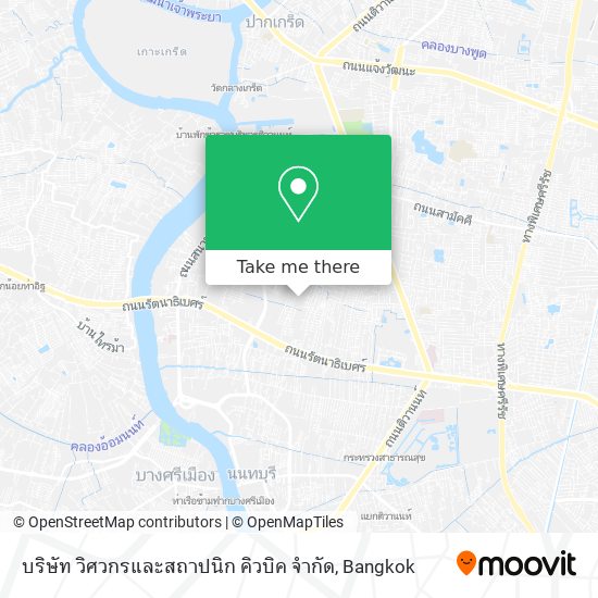 บริษัท วิศวกรและสถาปนิก คิวบิค จำกัด map