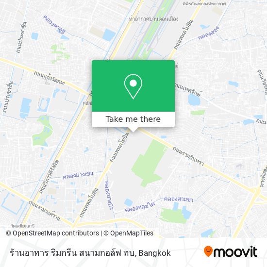 ร้านอาหาร ริมกรีน สนามกอล์ฟ ทบ map