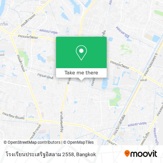 โรงเรียนประเสริฐอิสลาม 2558 map