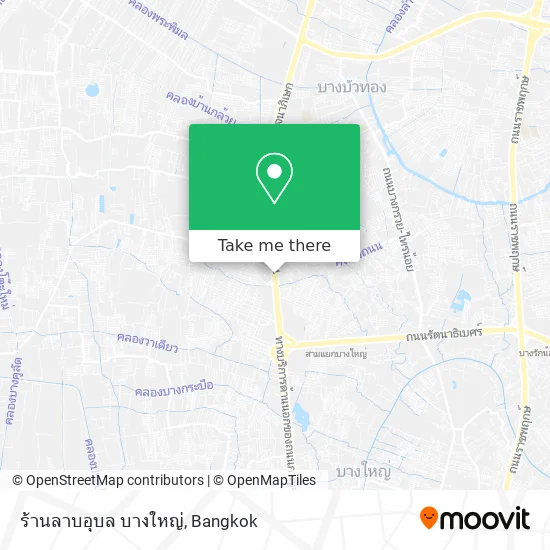 ร้านลาบอุบล บางใหญ่ map