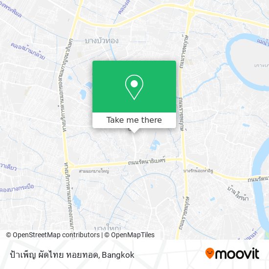 ป้าเพ็ญ ผัดไทย หอยทอด map