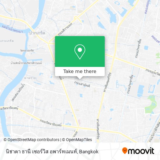 นิชาดา ธานี เซอร์วิส อพาร์ทเมนท์ map